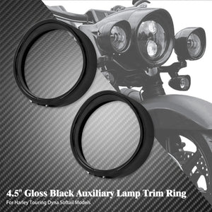 Cerclages de phare 7 pouces pour Harley Touring - vue 9