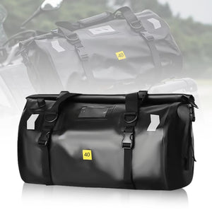 Sac de selle arrière noir étanche pour moto - vue 5