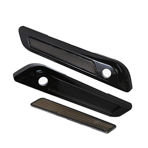 Cache de fermoir de sacoche noir brillant pour Harley Touring - vue 3
