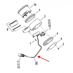 Faisceau de compteur pour Harley Sportster - vue 5