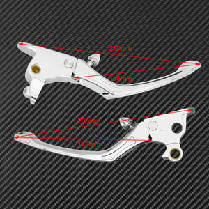 Levier de frein/embrayage réglable CNC - Harley Softail Heritage, Breakout, Street Bob FXLR, Deluxe FLSB 2015-2017 – photo 2/7