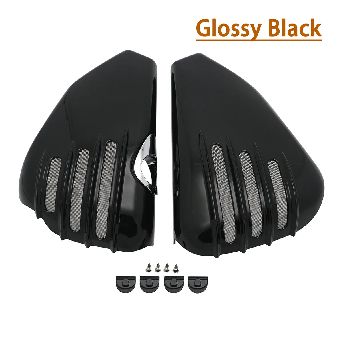 Caches latéraux de batterie pour Harley Sportster - vue 2