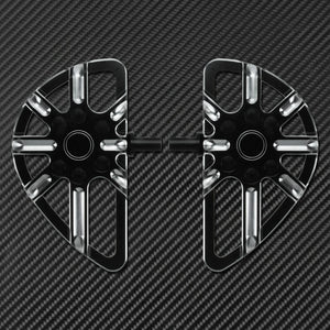 Kit marchepieds avant et repose-pieds arrière pour Harley-Davidson Touring, Electra Glide, Street Glide, Dyna et Softail FL – photo 2/11