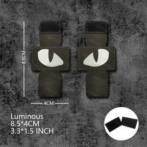 Écusson tactique phosphorescent yeux de chat - vue 19
