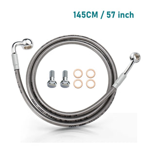 Durite de Frein Avant Tressée Inox (140/145/150 cm) - Harley-Davidson Touring 1997-2013 sans ABS – photo 12/12