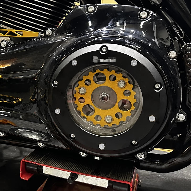 Cache d'Embrayage / Distributeur (Derby Cover) M8 pour Harley Touring et Softail 2017+ – photo 2/20