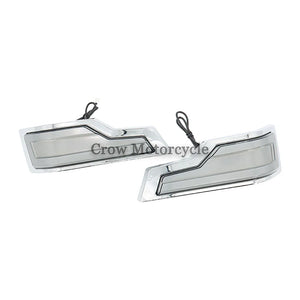 Feux LED de Top Case (Tour-Pak) Chrome, Lentille Rouge - Harley-Davidson Touring 2014-2022 & CVO 2023-2024 – photo 6/10