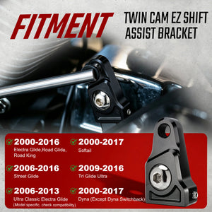 Support d'assistance au point mort pour Harley-Davidson Twin Cam Touring, Softail, Dyna 2000-2017 – photo 2/7