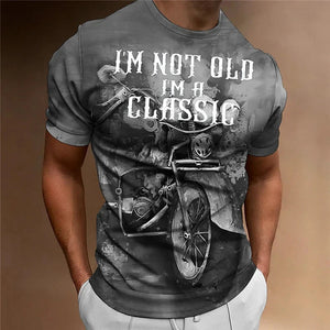 T-shirt Moto Homme 1976 Racing Vintage Imprimé 3D Manches Courtes - vue 8