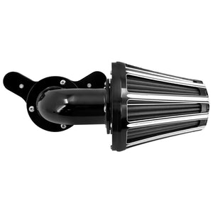Filtre à air CNC noir et gris pour Harley-Davidson Dyna et Touring - vue 2