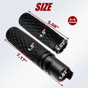Poignées de guidon silicone 1 pouce - Harley-Davidson CVO Street/Road Glide, Street Glide Ultra et Softail – photo 3/6