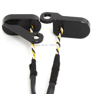 Mini clignotants LED noirs pour Harley Sportster - vue 5
