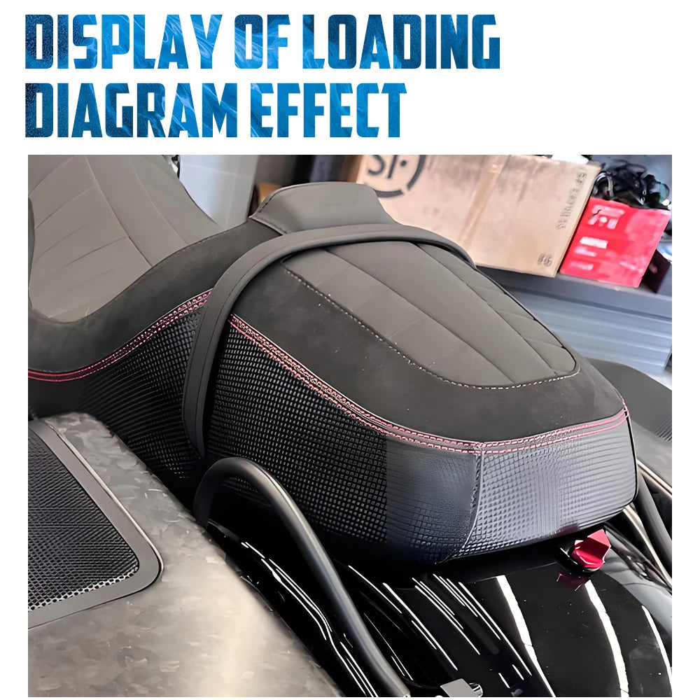 Selle passager arrière pour Harley-Davidson Touring CVO Street Glide / Road Glide (2023 et plus récent)