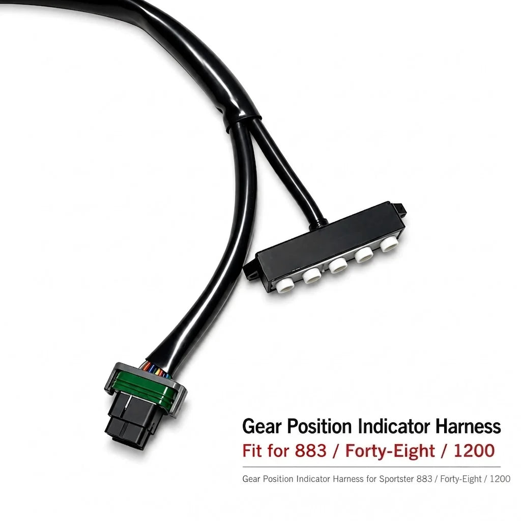 Faisceau de câblage compteur et éclairage tableau de bord pour Harley-Davidson Sportster XL 883, 1200, Forty-Eight (2014-2022)