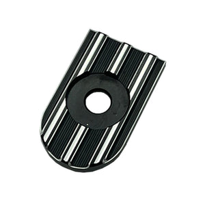 Cache de vis de fixation de selle en aluminium sur une Harley-Davidson - vue 12