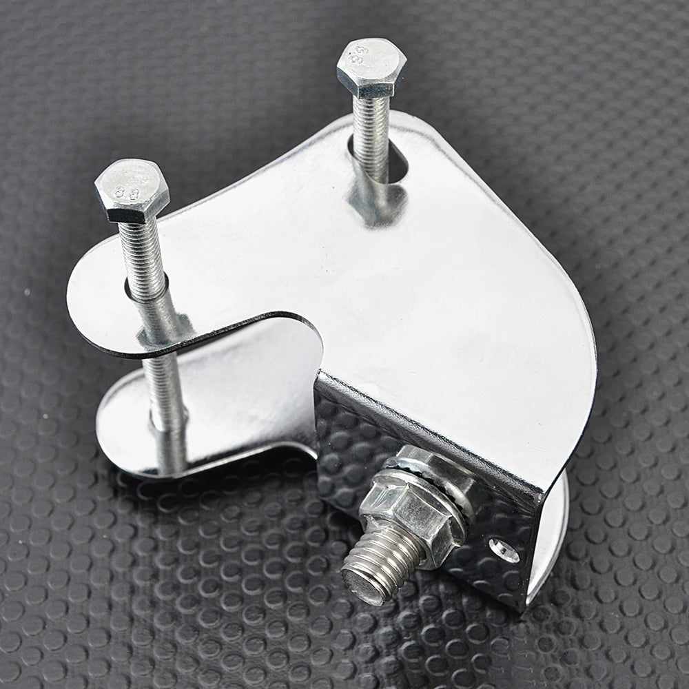 Support inférieur de phare chromé pour Harley - vue 2