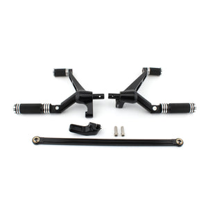 Kit complet commandes avancées, repose-pieds, leviers et biellettes pour Harley-Davidson Night Rod VRSC Special 2007-2017, V-Rod Muscle 2002-2017 – photo 10/12