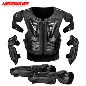 Armure de protection moto complète noire - vue - vue 1