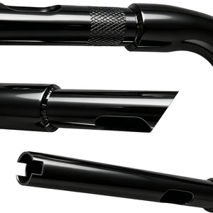 Guidon ape hanger fat bar pour Harley Sportster Softail Dyna - vue 3