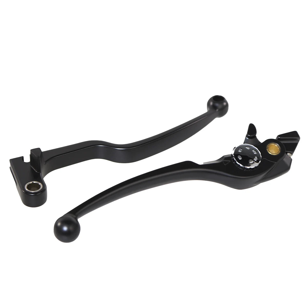 Leviers de frein et d'embrayage noirs pour Honda CBR650 - vue 2