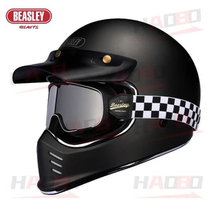 Casque moto intégral rétro - vue produit - vue 20