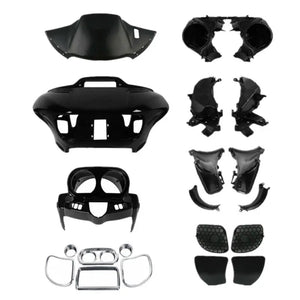 Carénages intérieur et extérieur avec grilles de haut-parleurs et conduits d'air pour Harley-Davidson Road Glide FLTRX 2015-2024 - vue 1