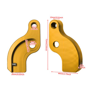 Booster de levier de vitesse doré en aluminium pour Harley-Davidson M8 - vue 6