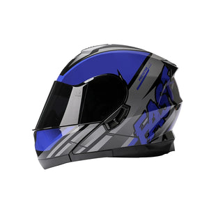 Casque moto modulable style adventure noir - vue 4
