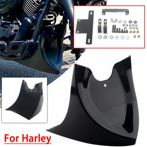 Spoiler bas avant noir en ABS pour Harley-Davidson Touring - vue 2