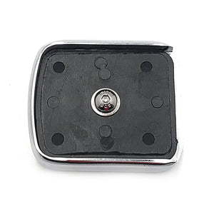 Cale-pied de frein motif tête de mort chromé - Harley Night Train, Springer Softail Custom – photo 2/7