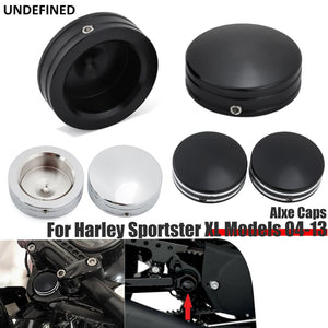 Caches de pivot de bras oscillant pour Harley Sportster - vue 1