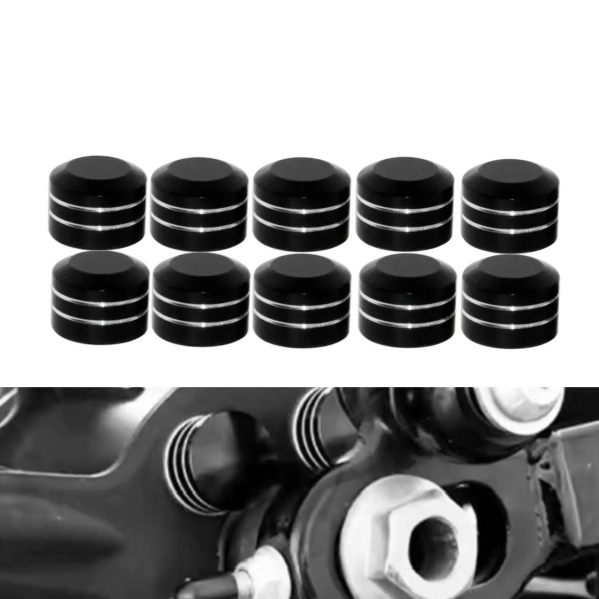 Caches de vis pour Harley - vue 2