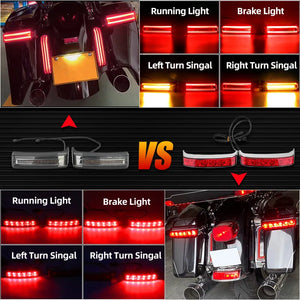 Feux arrière LED de sacoches, clignotants et stop, pour Harley Touring 1997-2022 - vue 5