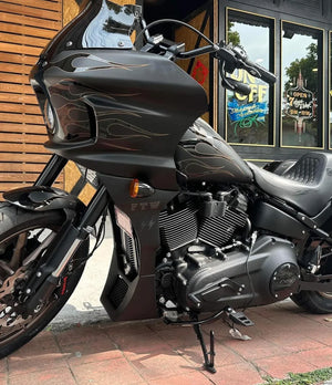 Spoiler de Carénage Noir pour Harley Softail Low Rider ST, Low Rider El Diablo 2025+ – photo 3/8