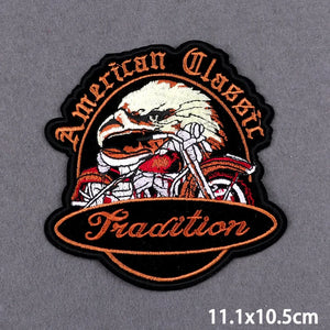 Écusson brodé Live To Ride motard punk à coudre ou repasser sur veste - vue 26