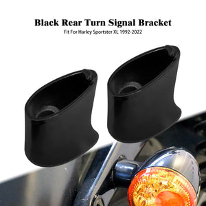 Kit de supports de clignotants arrière en acier pour Harley-Davidson Sportster - vue 7