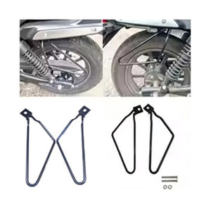 Support de Sacoches en Acier Inoxydable pour Harley Sportster/Dyna et Suzuki M109R - vue 4