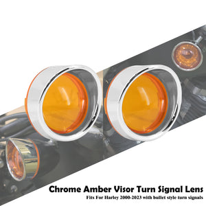 Visières de clignotants pour Harley Sportster et Softail - vue 10