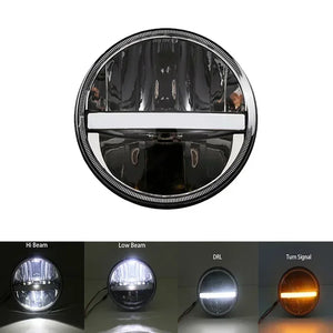Phare LED 7 pouces pour Harley Softail - vue 4