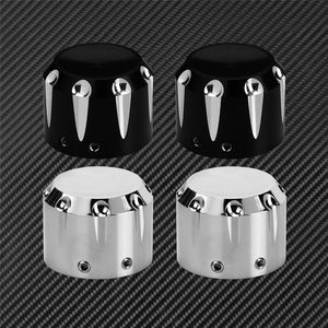 Caches d'écrou d'axe avant pour Harley Touring - vue 2