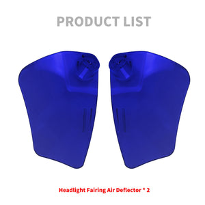 Déflecteurs d'air latéraux colorés pour phare de Harley-Davidson Low Rider ST - vue 5
