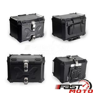 Top case et sacoches latérales en aluminium noir pour Harley Pan America - vue 5