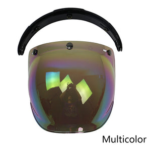 Visière Bulle pour Casque Jet - Fixation 3 Boutons, Style Vintage - vue 13