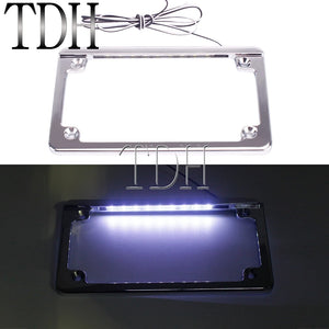 Cadre de plaque à éclairage LED pour Harley - vue 5
