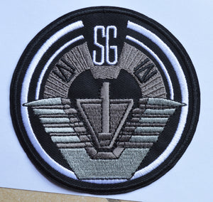 Écusson brodé logo Stargate SG-1 à repasser, environ 10 cm - vue 1