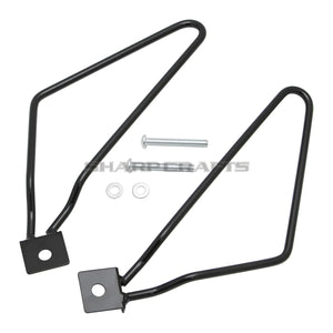 Supports de Sacoches Cavalières en Acier Inoxydable pour Harley Sportster/Dyna/Softail - vue 5