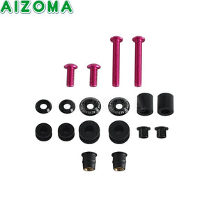 Kit d'entretoises anti-turbulence pour pare-brise - Harley Softail Low Rider S, Street Bob – photo 10/16