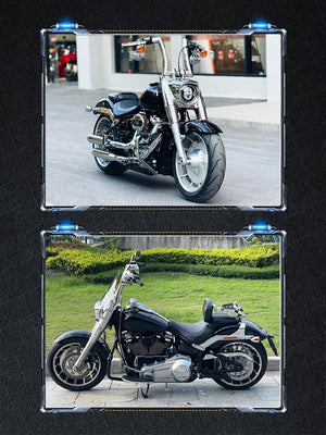 Pare-chocs avant en acier pour Harley-Davidson Softail - vue 5
