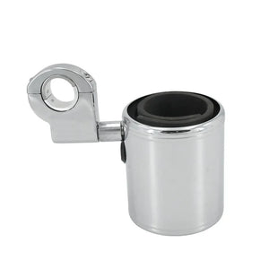 Porte-gobelet chromé réglable pour moto Harley - vue 2