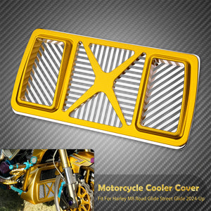 Cache radiateur d'huile en aluminium pour Harley-Davidson Touring M8 Road Glide, Street Glide 2024 et plus – photo 9/12